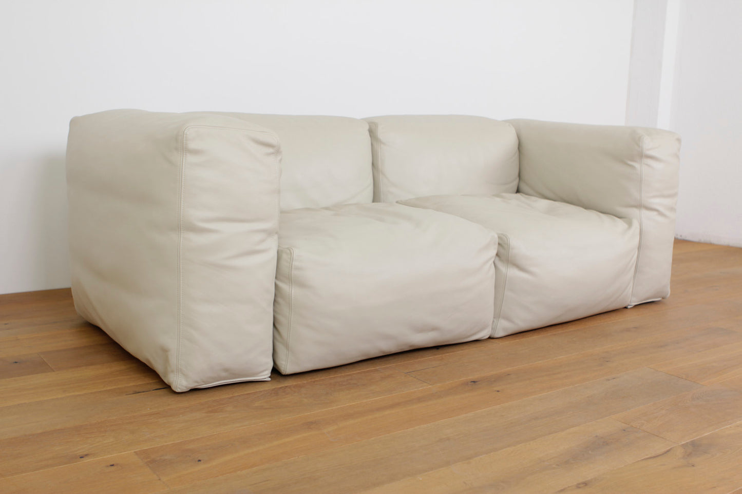 Cappellini Oblong Leder 2-er Sofa #1126