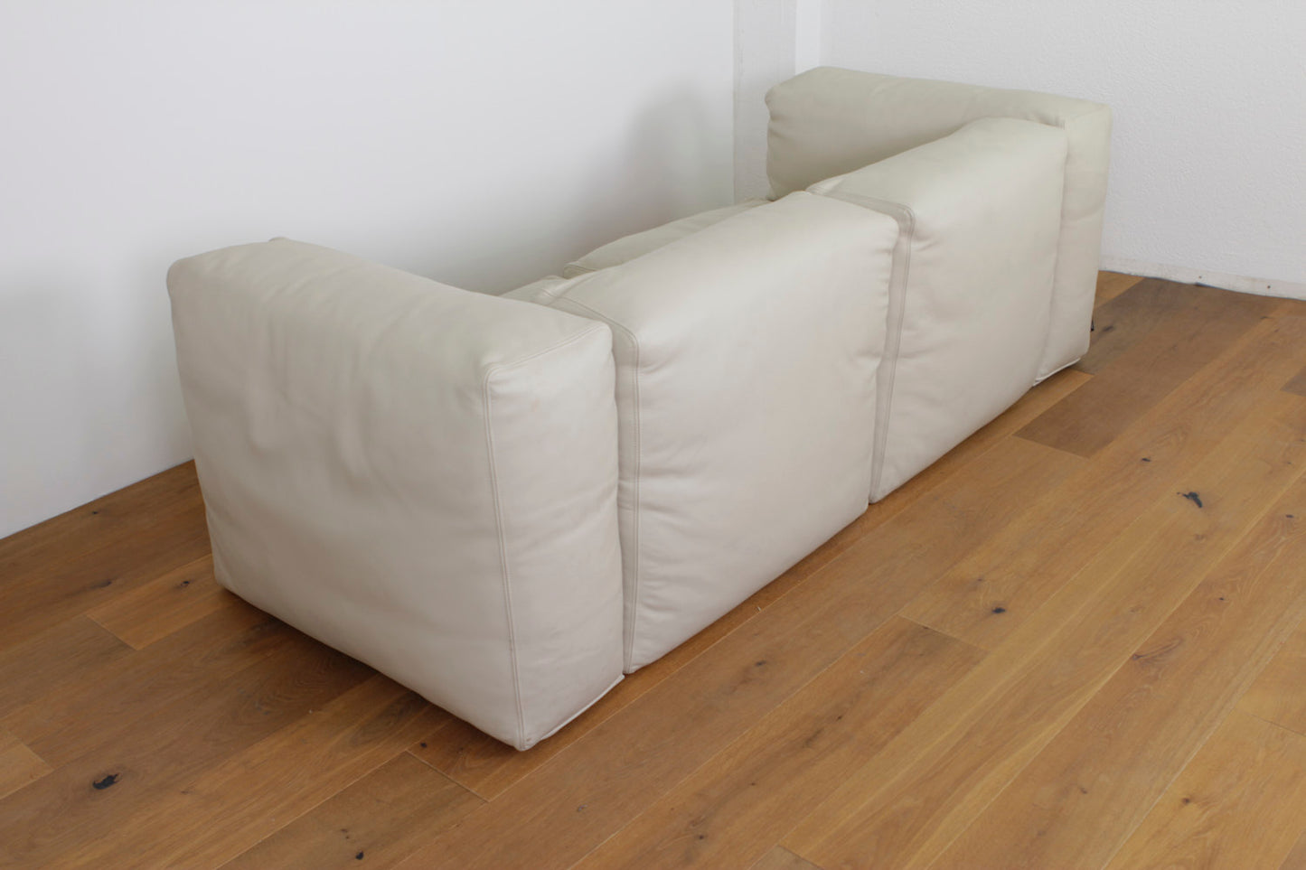 Cappellini Oblong Leder 2-er Sofa #1126